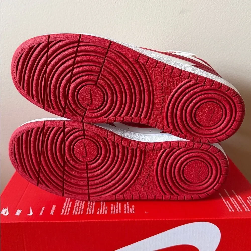 Nike Court Borough Mid 2 Gym Red CD7782-124 GS Size 6.5Y